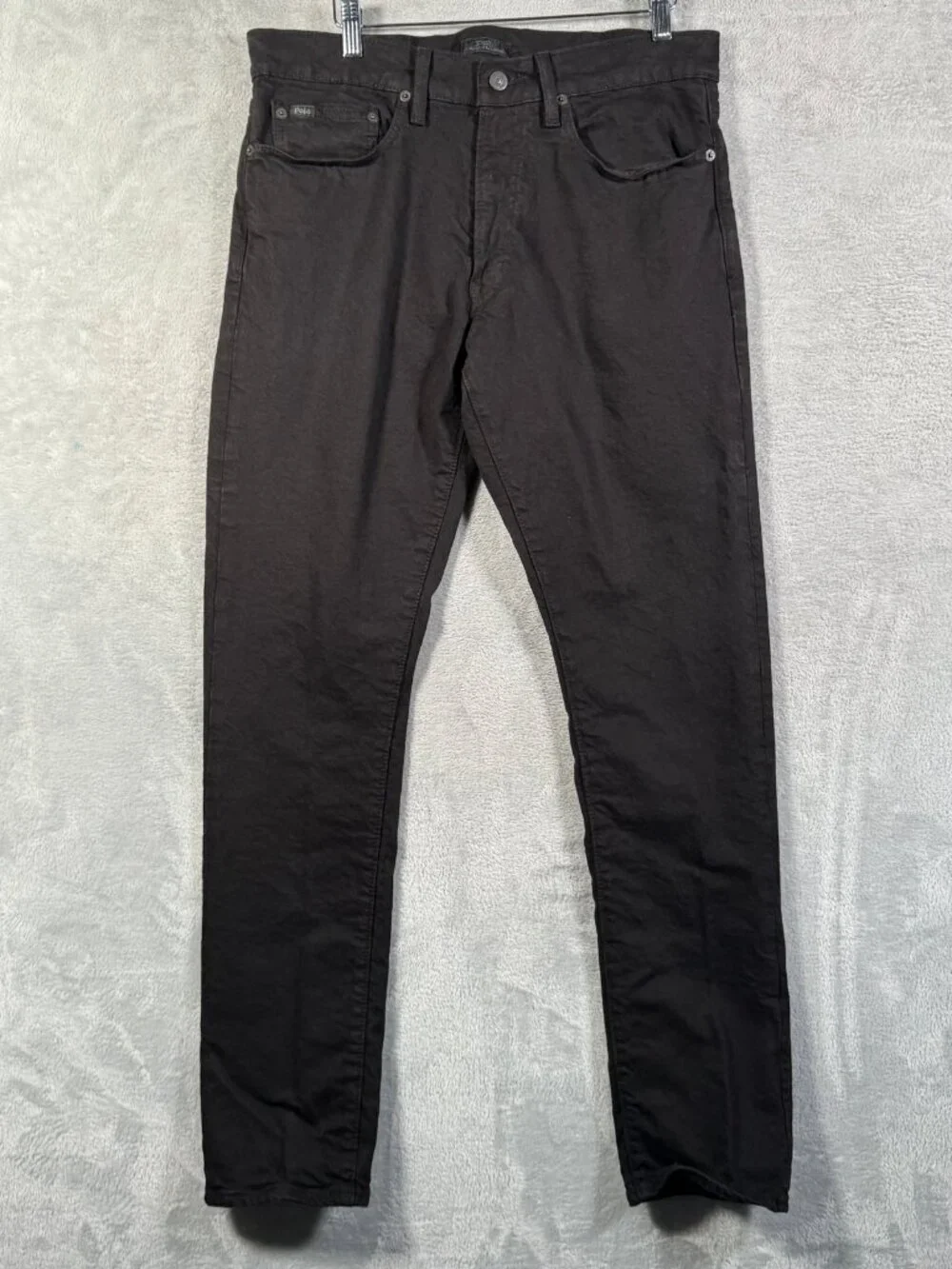 Polo Ralph Lauren Jeans Mens 32x32 Black The Sullivan Slim Stretch Denim Pants